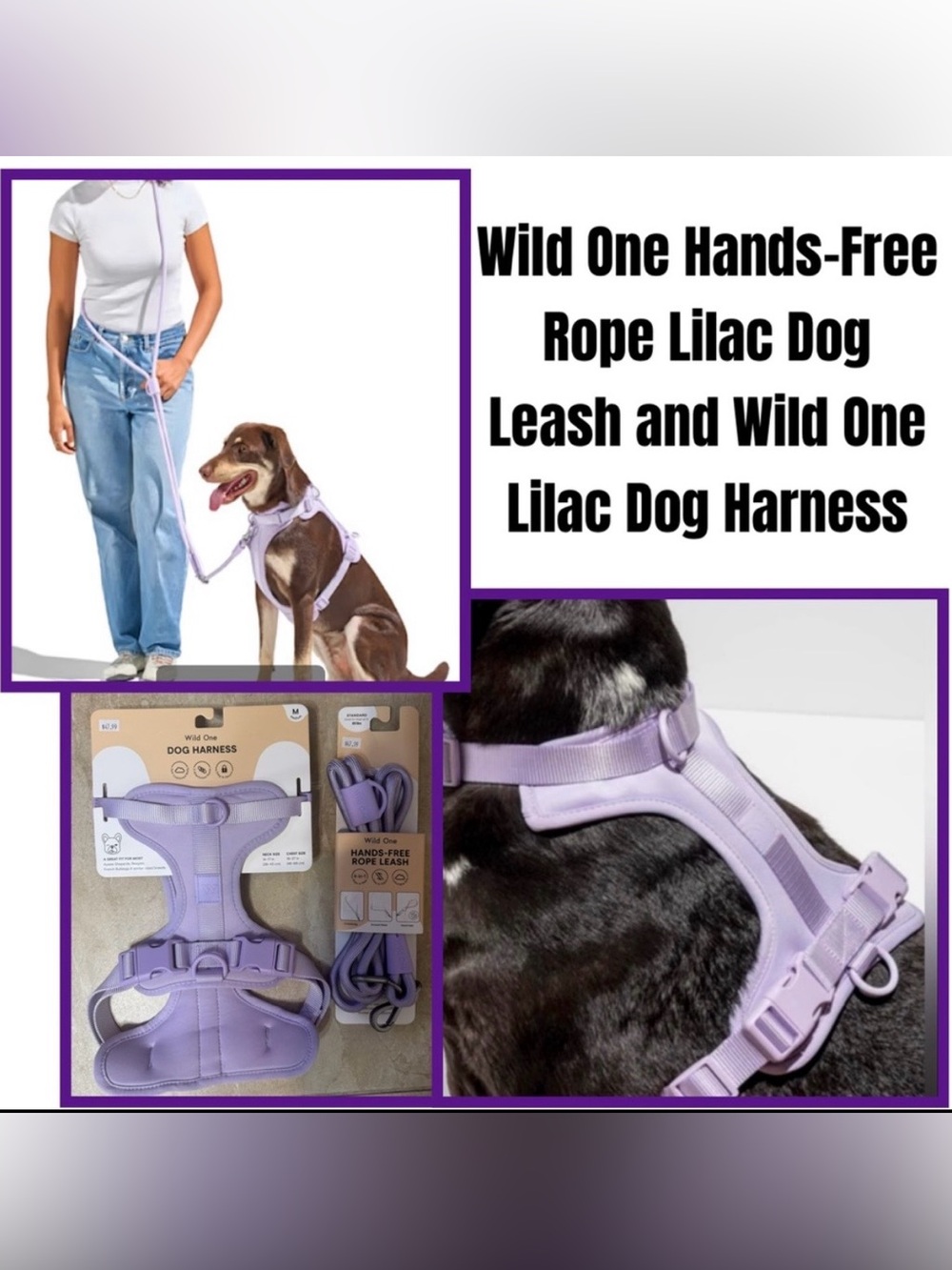 Wild One Hands-Free Rope Leash, and Wild One Harness